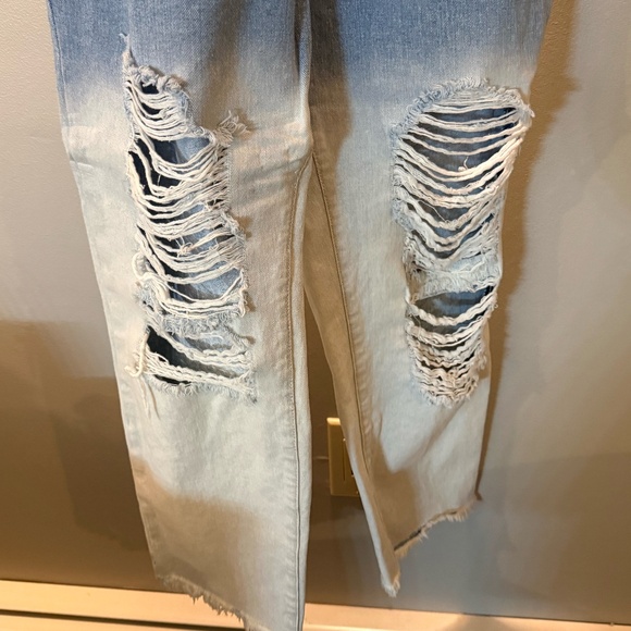 Distressed Jean Overalls - Picture 4 of 4